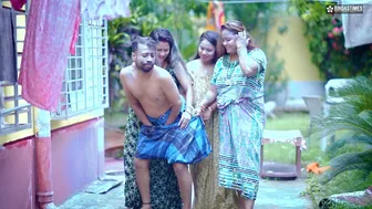 Three Horny Indian Bhabhis Seduce And Fuck The Milkman While Alone