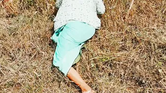 Indian Sister In Law Strips Naked In Forest Pressing Her Big Boobs