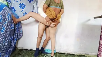 Friends Horny Indian Wife Riding My Cock Standing Desperate For Dick