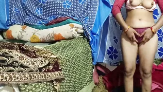 Desi Bhabhi Undressing For Her Devar And Riding His Cock Standing Up