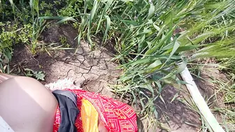 Desi Village Girl Strips Naked And Fucks Outdoors In The Open Countryside