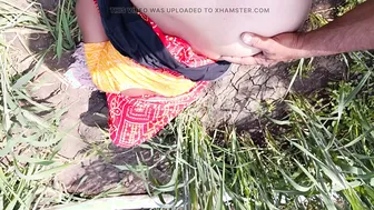 Desi Village Girl Strips Naked And Fucks Outdoors In The Open Countryside