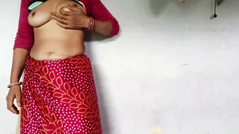 Desi Bhabhi Screaming Loud As Her Man Fucks Her Pussy Hard At Home