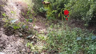 Desi Bhabhi Begging Her Devar To Destroy Her Ass In The Jungle Today