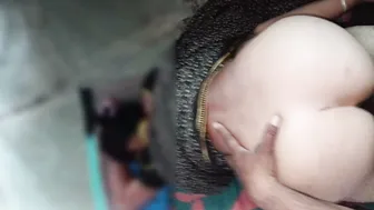 Indian Bhabhi In Black Saree Moans Loud As Her Devar Fucks Her Fat Ass