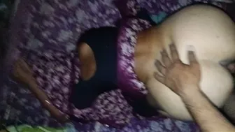 Indian Village Wife Taking It Doggy Style In Their Small Bedroom At Night