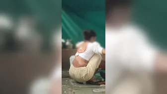 Desi Stepsister Teasing Stepbrother In Wet Saree And Bra After Bath