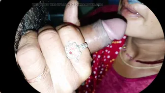 Desi Wife Sucking His Cock And Riding Him Like Crazy In Their Bedroom
