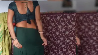 Tamil Wife Strips Naked Fingering Pussy While Teasing Her Husband's Younger Brother