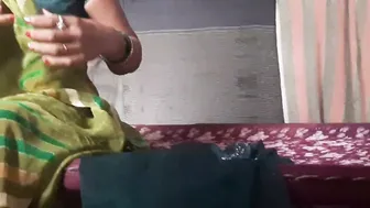 Tamil Wife Strips Naked Fingering Pussy While Teasing Her Husband's Younger Brother