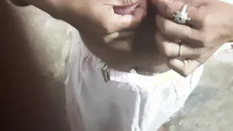 Indian Village Wife Strips From Petticoat And Blouse Showing Everything To Him