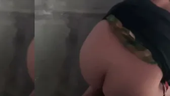 Skinny Waisted Indian Maid Ali Bathes In Open Courtyard While I Peek Secretly