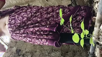 Village Indian Bride Moans Naked In Forest Getting Her Ass Drilled Hard