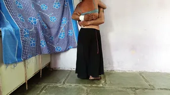 Indian Father Drills Daughter On Chair Then Makes Her Ride Him Standing