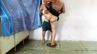 Indian Father Drills Daughter On Chair Then Makes Her Ride Him Standing