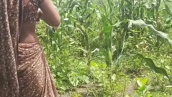 Indian Village Wife Stripping Naked In Front Of Devar Outdoors At Noon