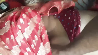 Indian Friend Seduces Wife In Red Sari With Romance Until She Agrees