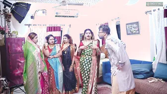 Indian Father In Law Fucks All Four Daughters In Law At The Same Time