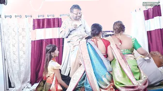 Indian Father In Law Fucks All Four Daughters In Law At The Same Time