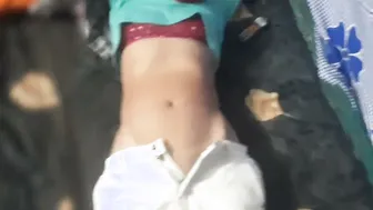 Stepbrother Strips His Stepsister's Jeans And Fucks Her Doggy Style