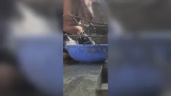 Stepbrother Catches His Desi Stepsister Bathing Naked In The Bathroom