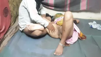 Devar Rubs Oil On Bhabhi's Pussy Giving Her A Full Body Rubdown Session