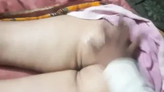 Devar Rubs Oil On Bhabhi's Pussy Giving Her A Full Body Rubdown Session