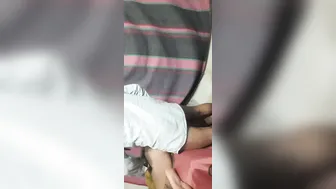 Desi Landlord Pins His Maid Down Gripping Her Waist Rough On The Mattress