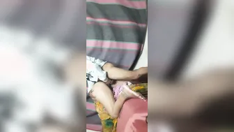 Desi Landlord Pins His Maid Down Gripping Her Waist Rough On The Mattress