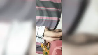 Desi Landlord Pins His Maid Down Gripping Her Waist Rough On The Mattress