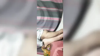 Desi Landlord Pins His Maid Down Gripping Her Waist Rough On The Mattress