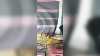 Desi Landlord Pins His Maid Down Gripping Her Waist Rough On The Mattress