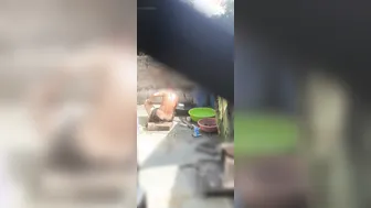 Indian Stepsister Caught Bathing In Bathroom With Door Wide Open