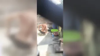 Indian Stepsister Caught Bathing In Bathroom With Door Wide Open