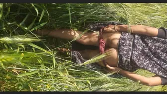 Desi Village Bhabhi Calls Jiju To Wheat Field For Ass Fucking And Forest Romance
