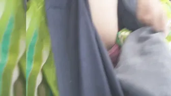 Indian Bhabhi Fingering Her Pussy In The Open Jungle Near The Fields