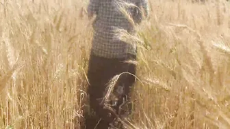 Desi Village Bhabhi Roaming In Forest Bathing Naked In Open Field Bathroom