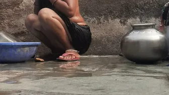 Desi Couple Fucks Passionately In Open Courtyard Of Their Small Indian Village
