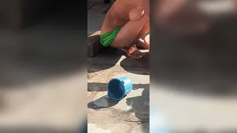 Indian Village Stepsister Bathing Naked In Desi Bathroom Caught Secretly
