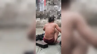 Desi Stepsister Taking A Bath Naked In Village Bathroom Caught On Camera