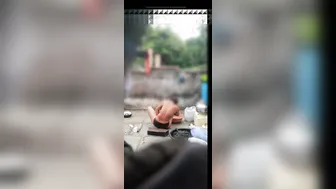 Indian Girl Taking Bath In Traditional Desi Bathroom