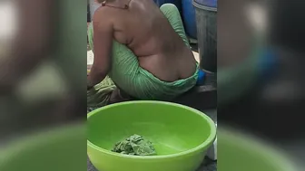 Desi Stepuncle's Girl Showers In Red Tights Then Strips Naked After The Holiday