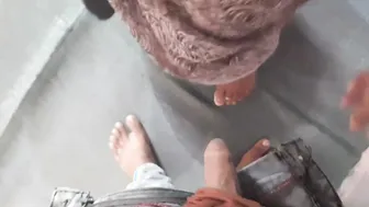 Desi Stepsister Rubs My Cock Between Her Big Tits In Village Home