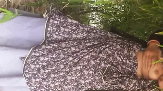 Desi Village Wife Shows Pussy To Brother Outdoors Before Bathing