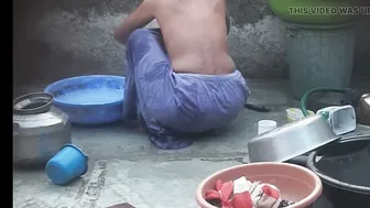 Desi Village Wife Shows Pussy To Brother Outdoors Before Bathing