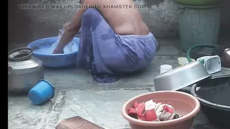 Desi Village Wife Shows Pussy To Brother Outdoors Before Bathing
