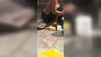 Desi Sister Soaps Her Curvy Body In Tiny Bathroom Before Dinner Time