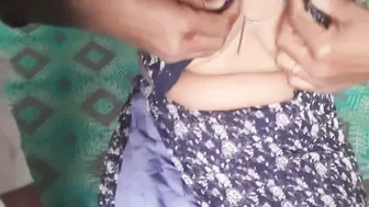Desi Bhabhi Has Tremendous Sex With Neighbor In Village Home