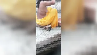Indian Stepbrother Watches Stepsister Bathing In Open Bathroom Cam