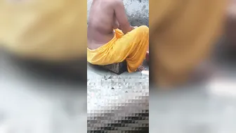 Indian Stepbrother Watches Stepsister Bathing In Open Bathroom Cam